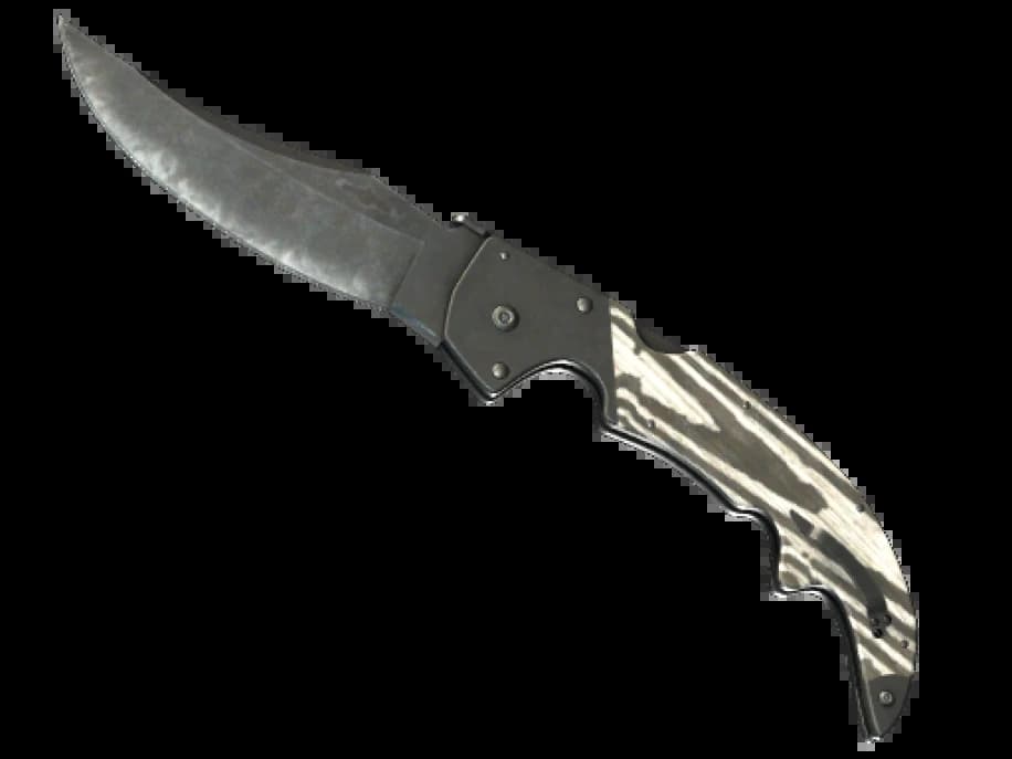 ★ StatTrak™ Фальшион | Черный глянец (После полевых испытаний)