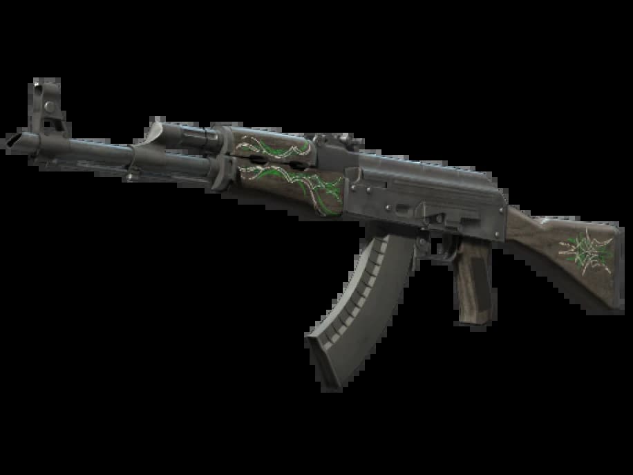 AK-47 | Изумрудные завитки (После полевых испытаний)