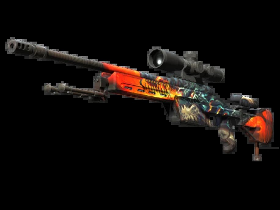 SSG 08 | Пламя дракона (Немного поношенное)