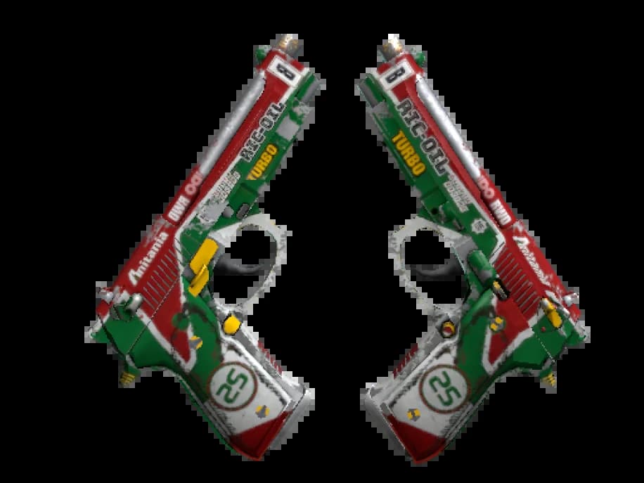 Сувенирный Dual Berettas | Турбодвойники (Закалённое в боях)