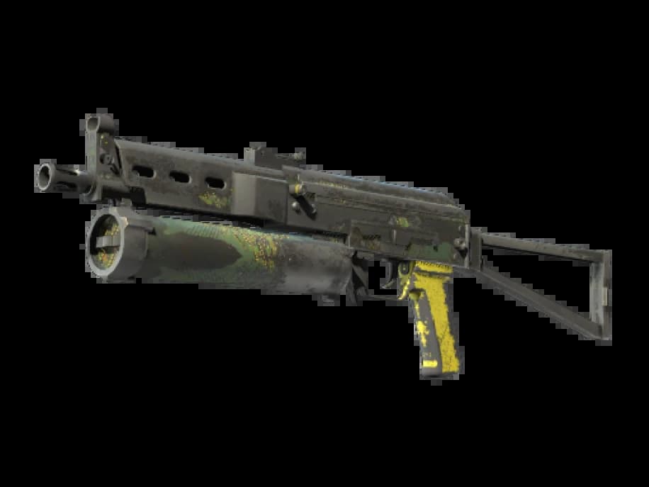 StatTrak™ ПП-19 «Бизон» | Вихрь джунглей (Закалённое в боях)