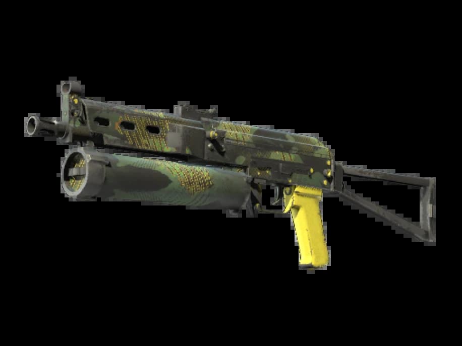 StatTrak™ ПП-19 «Бизон» | Вихрь джунглей (После полевых испытаний)