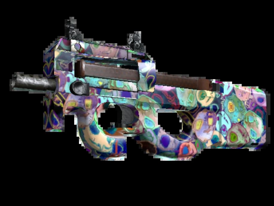 StatTrak™ P90 | Смертоносные кошечки (Немного поношенное)