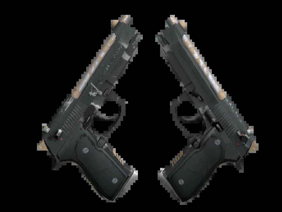 Сувенирный Dual Berettas | Наемник (Поношенное)