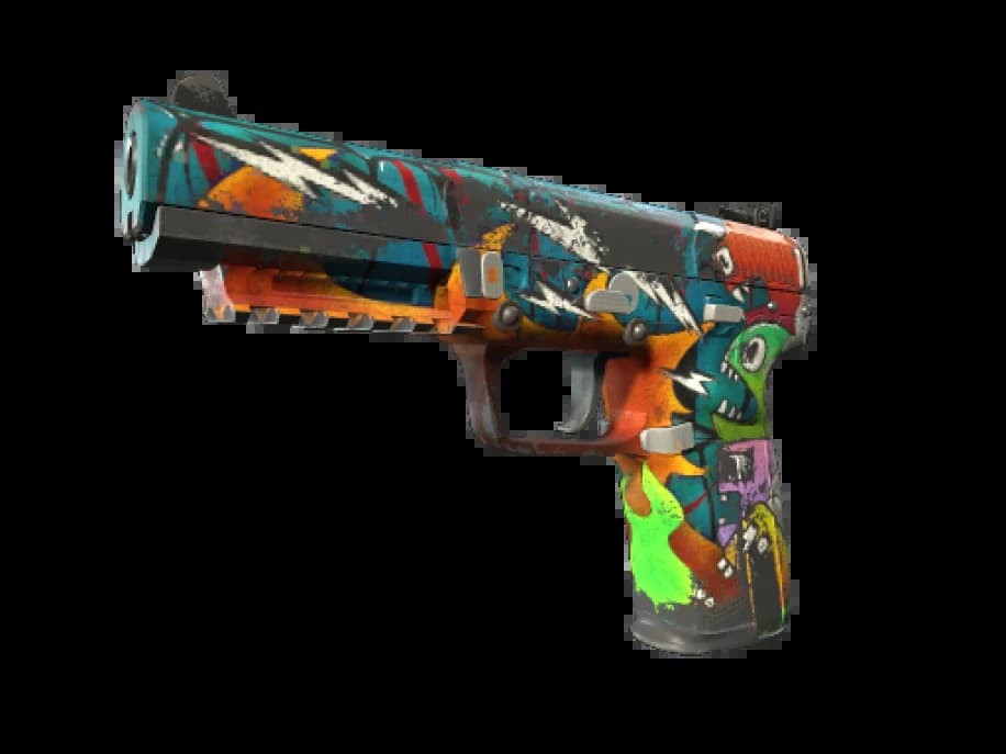 StatTrak™ Five-SeveN | Разъярённая толпа (Закалённое в боях)