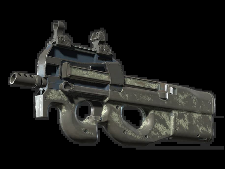 P90 | Blue Tac (Закалённое в боях)