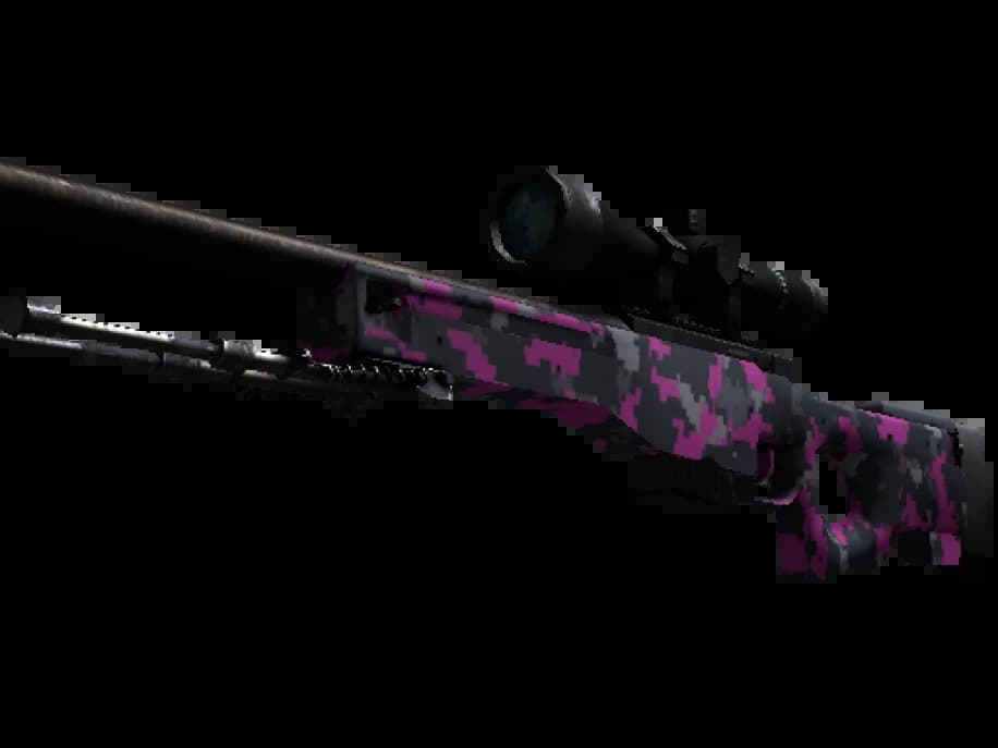 Сувенирный AWP | Пиксельный камуфляж «Розовый» (Немного поношенное)