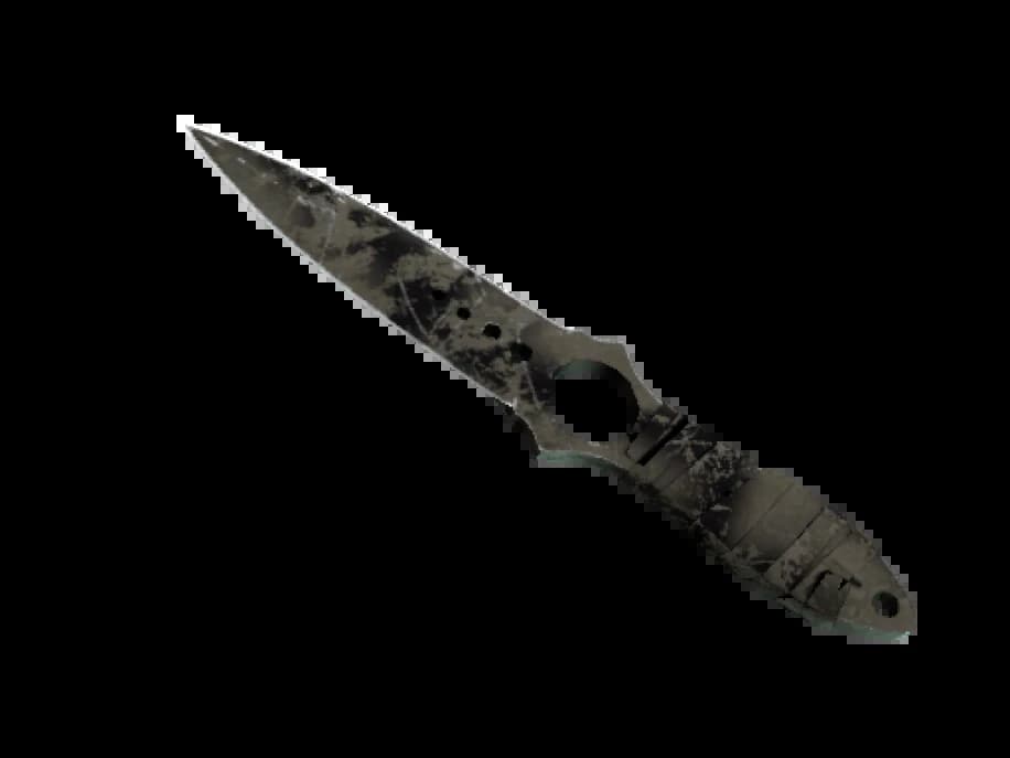 ★ StatTrak™ Скелетный нож | Сажа (Закалённое в боях)