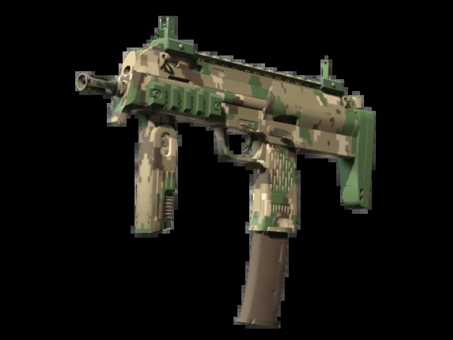 MP7 | Пиксельный камуфляж «Лес» (Немного поношенное)
