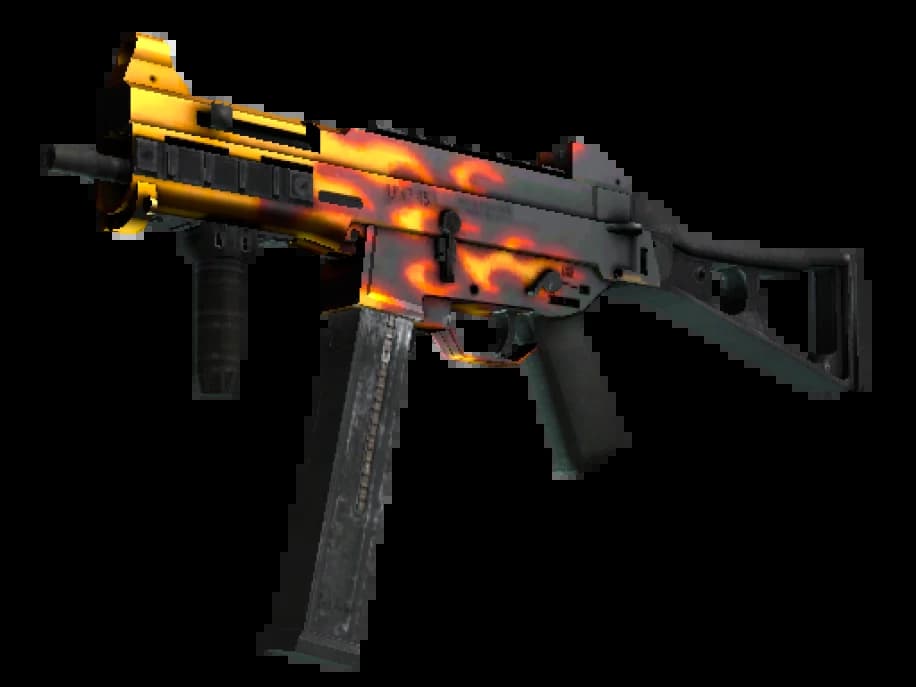 Сувенирный UMP-45 | Пламя (Немного поношенное)